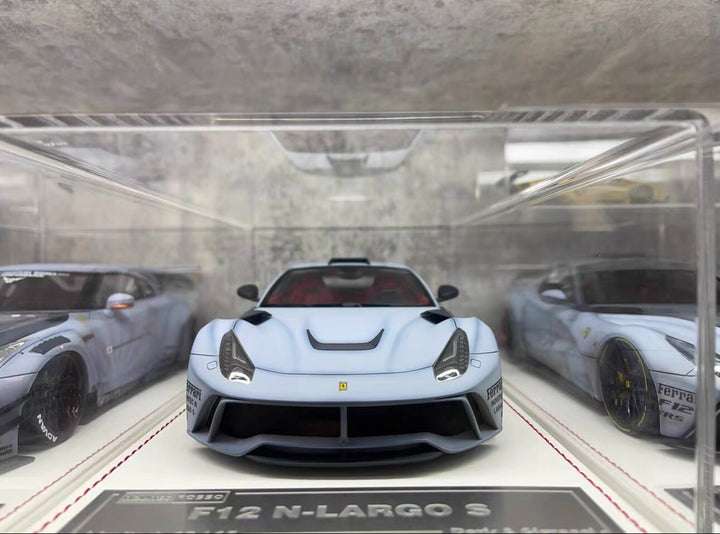Ferrari F12 N-LARGO S NOVITEC (Matte Gray/ Red) [Davis & Giovanni] 1:18 scale