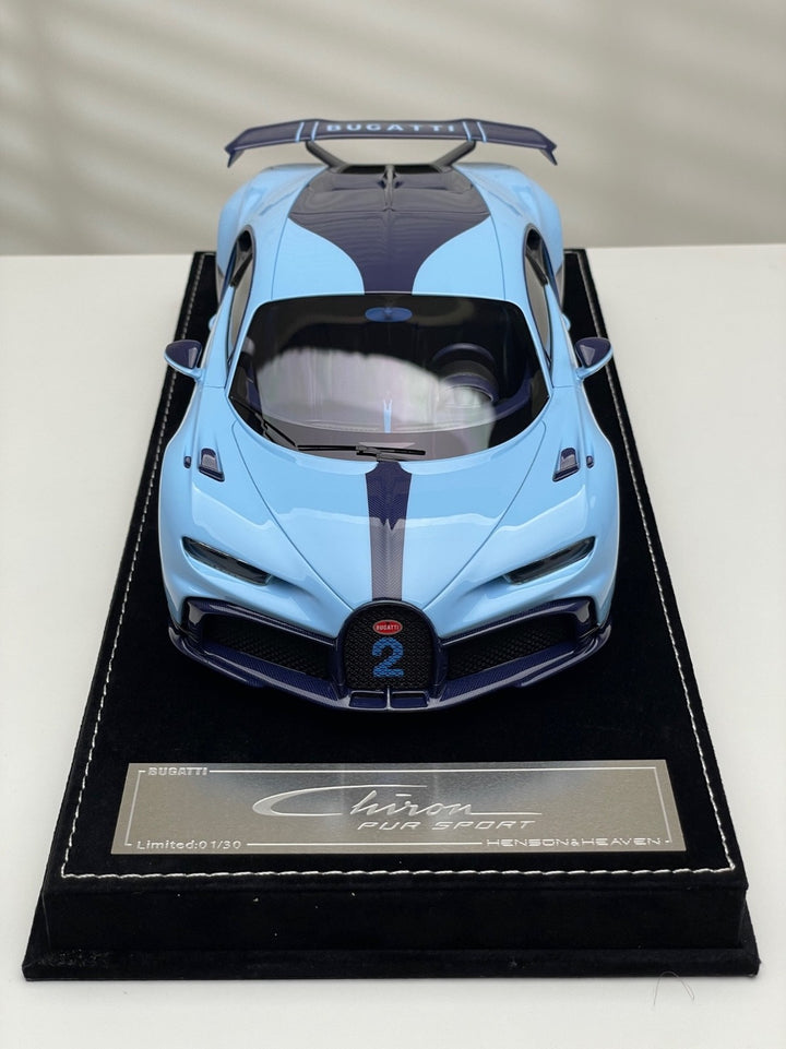 Bugatti Chiron Pur Sport (Baby Blue) [Henson&Heaven] 1/18 scale