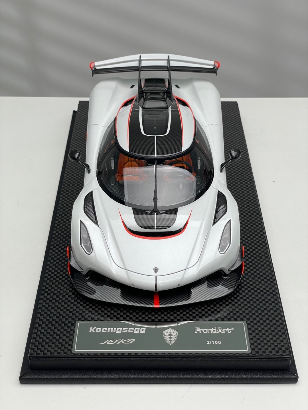 Koenigsegg Jesko (White) [FrontiArt] 1/18 scale