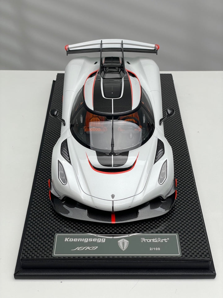 Koenigsegg Jesko (White) [FrontiArt] 1/18 scale