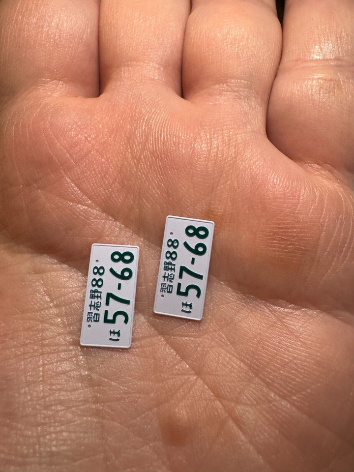Hand-Made 3D Custom Number Plates For 1:18 Scale Model Cars [Custom Orders]