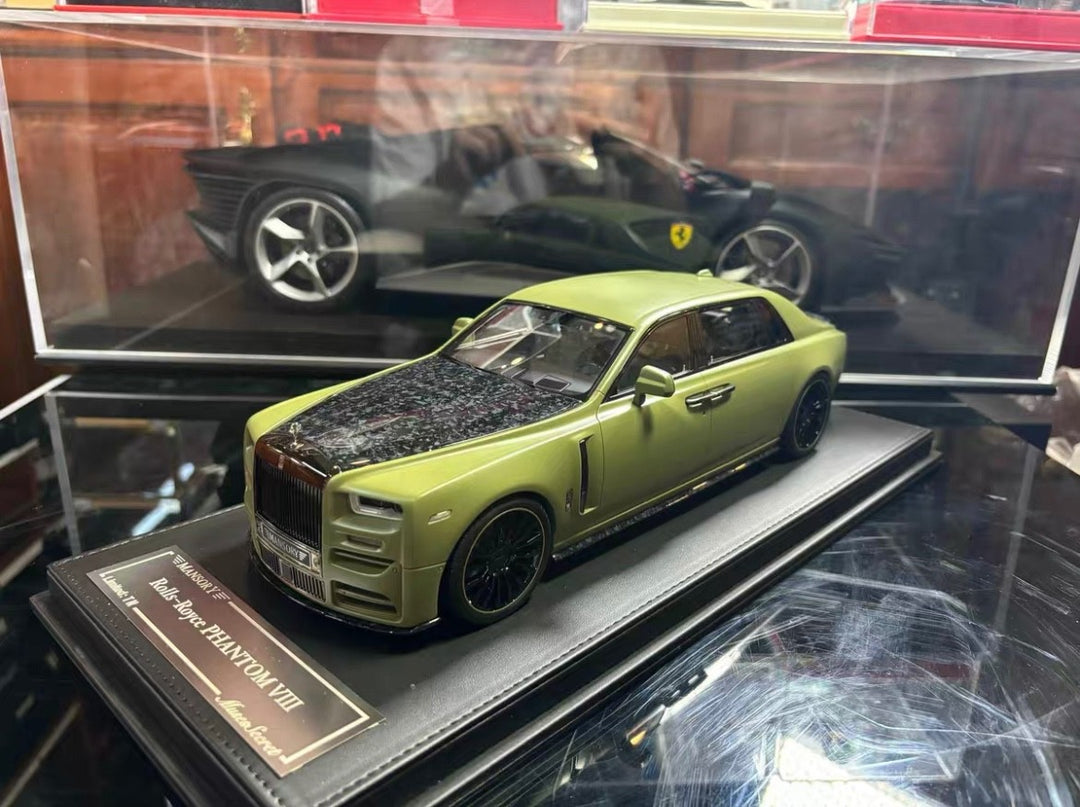 Rolls-Royce Phantom Mansory (Matte Military Green) [Muse's Secret] 1:18 scale