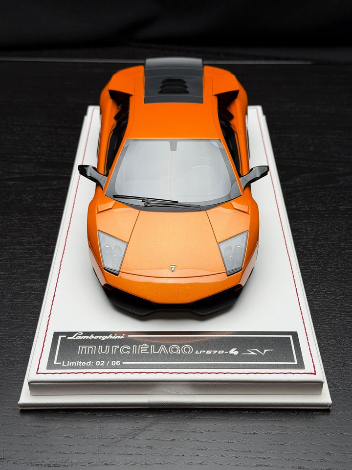 Lamborghini Murcielago LP670-4 SV (Orange) [Davis & Giovanni] 1:18 scale