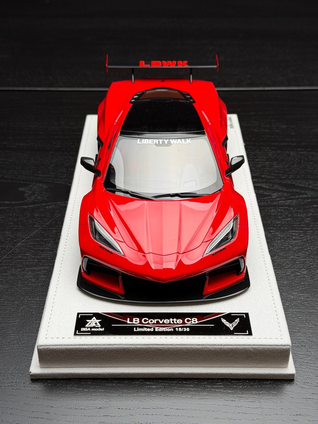 Chevrolet Corvette C8 LBWK (Red) [BBA Model] 1/18 scale – Collectors Cartel