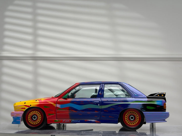 3 Art BMW Art Cars (Ken Done ,Jagamara ,Cesar Manrique[MINICHAMPS] 1/18 scale