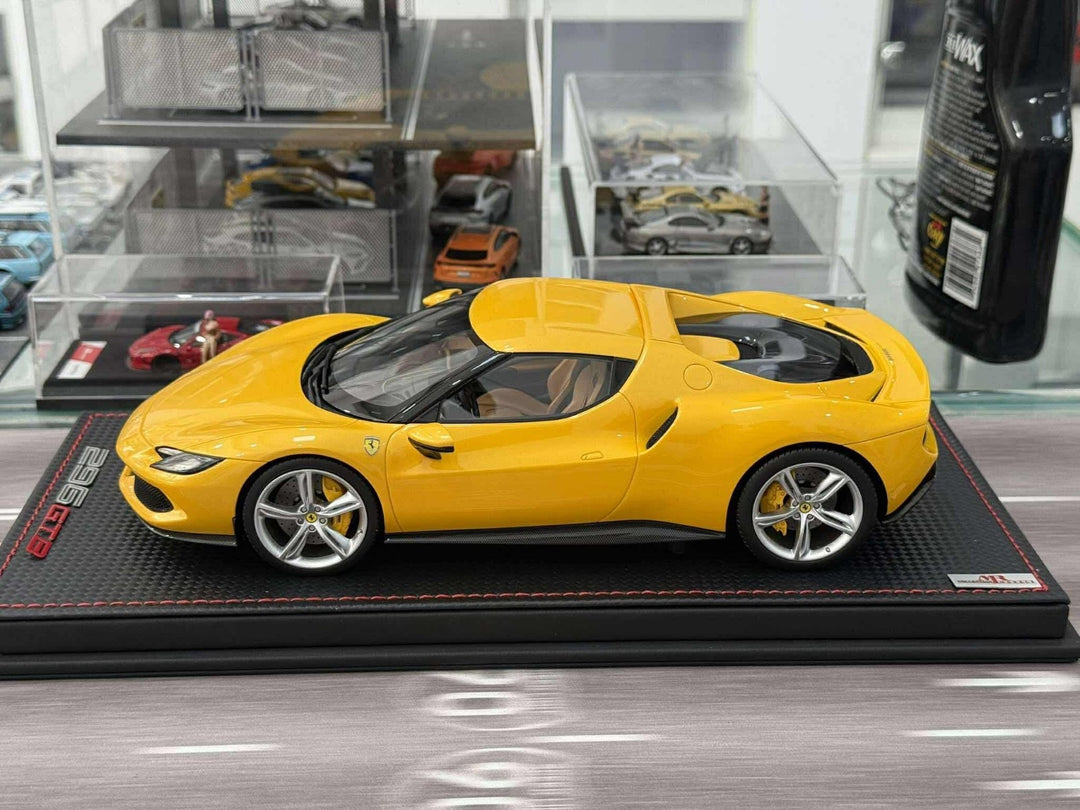 Ferrari 296 GTB (Yellow) [MR Collection] 1/18 scale