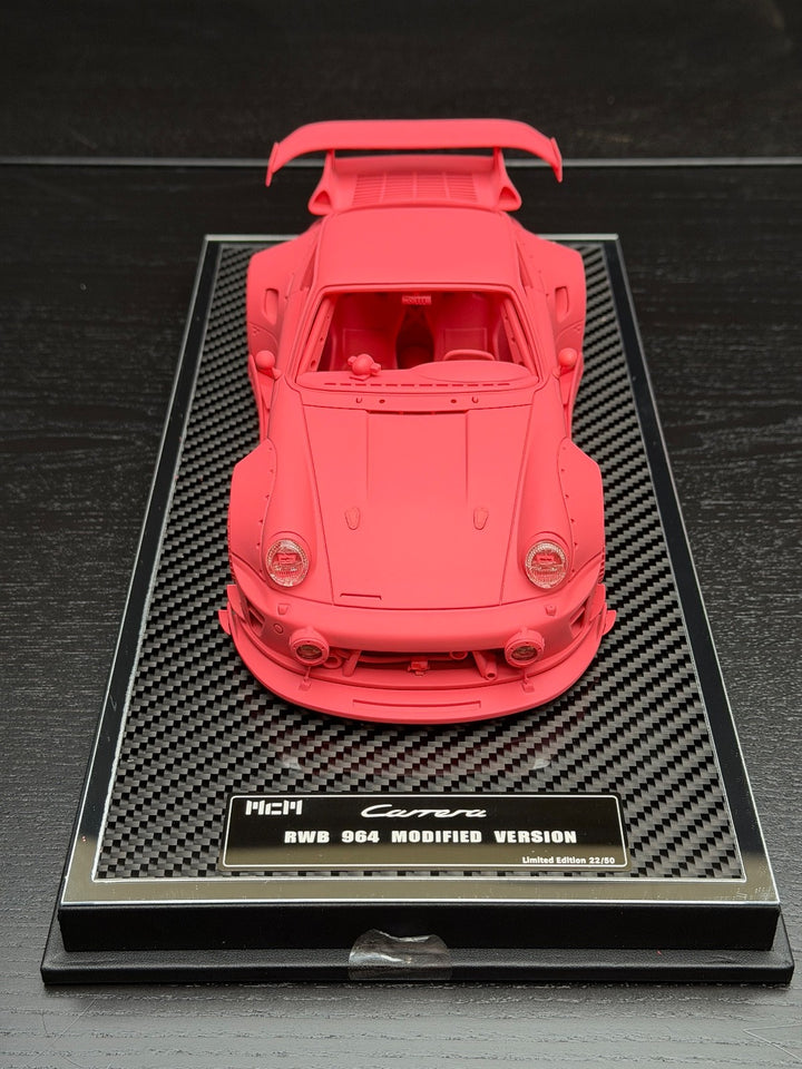 Porsche Carrera RWB 964 Modified Version (Matte Red) [MCM] 1/18 scale