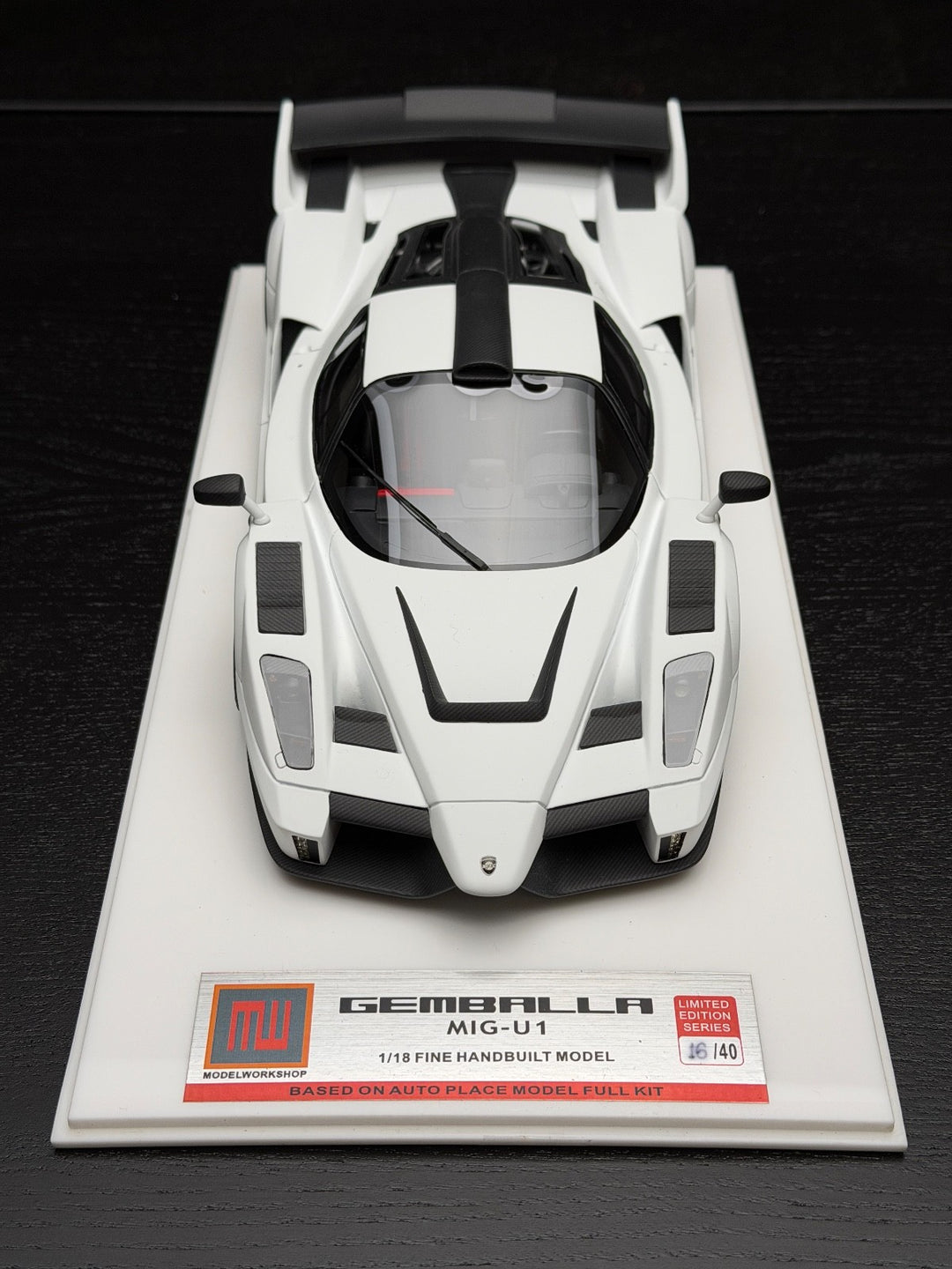 GEMBALLA MIG-U1 (White) [APM Model] 1:18 scale