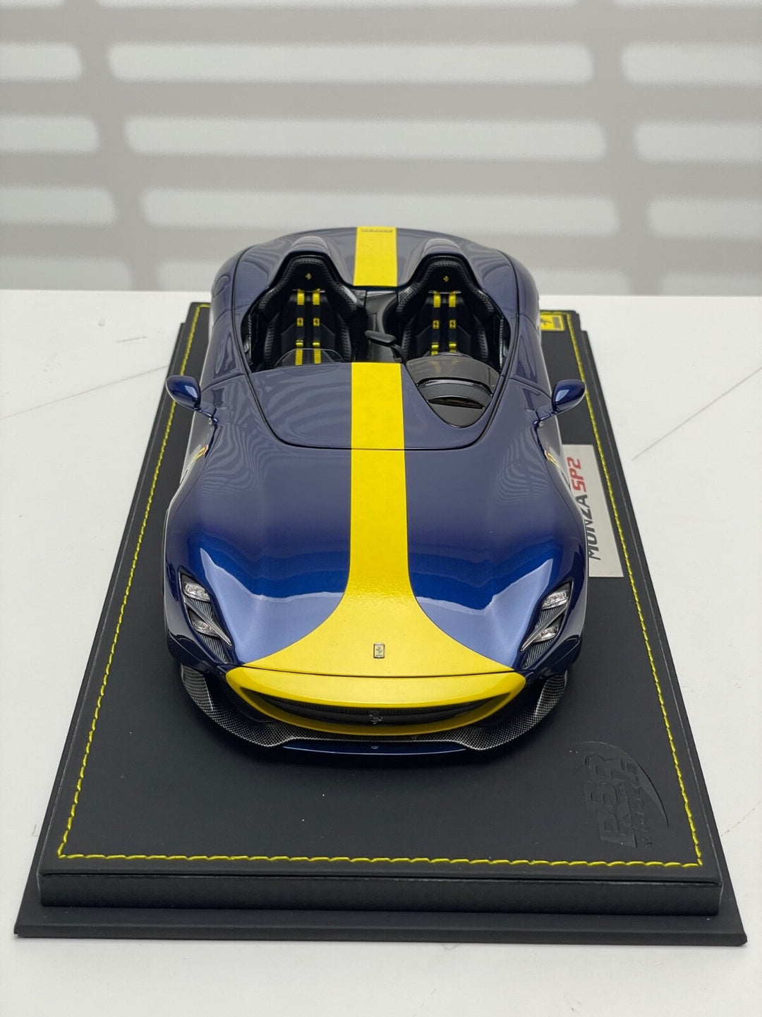 Ferrari Monza SP2 (Blue/ Yellow Stripe) [BBR] 1:18 scale