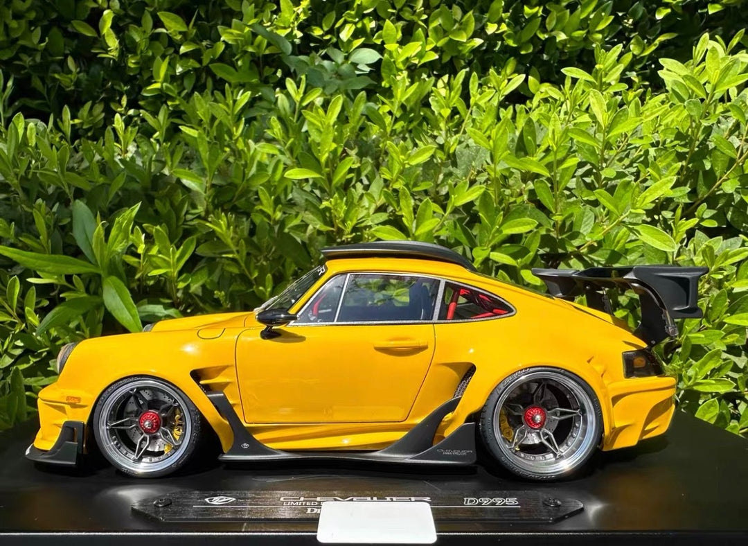 Porsche 911 "CHEVALIER" D995 (Gloss Yellow) [DreamWalkers] 1/18 scale