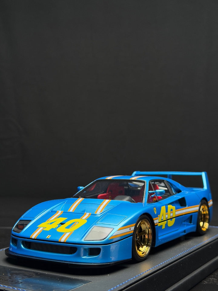 Ferrari F40 (Blue) [DIECAST SHOW] 1:18 scale