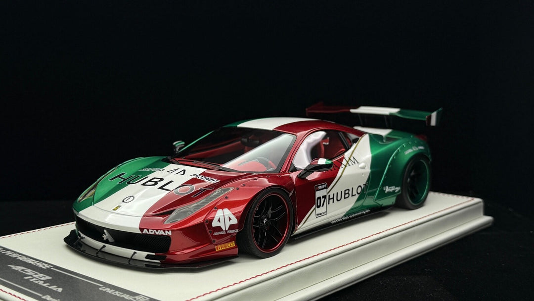 Ferrari 458 Italia LBWK (Italy Flag Racing Livery)[Davis & Giovanni] 1:18 1 OF 1