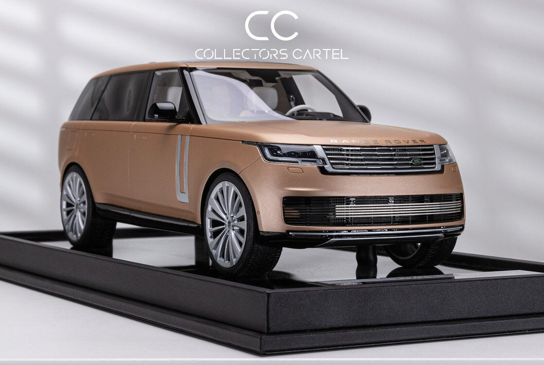 Range Rover Autobiography 2022 (Sunset Gold Matt) [Motorhelix] 1/18 scale