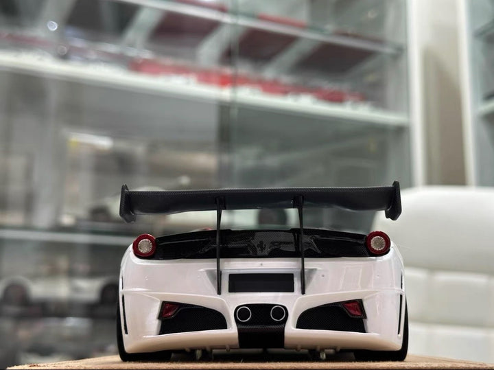 Ferrari 458 Spider SVR (Metallic White) [Veloce] 1:18 scale