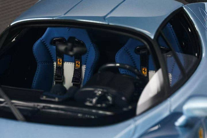 Ferrari Enzo (Ice Blue/ Blue Interior) [Davis & Giovanni] 1:18 scale