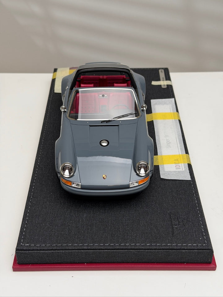 Porsche 911 Targa Singer (Dark Gray) [Make up IDEA] 1/18 scale