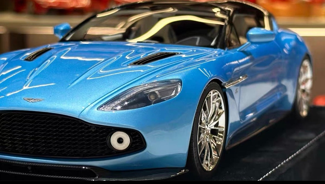 Aston Martin Vanquish Zagato (Metallic Blue) [Henson&Heaven] 1/18 scale