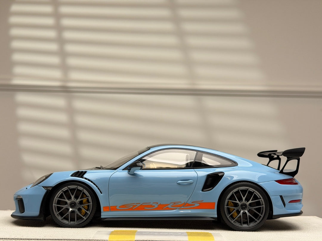 Porsche 911 GT3 RS (GULF Blue) [Make up Eidolon] 1/18 scale