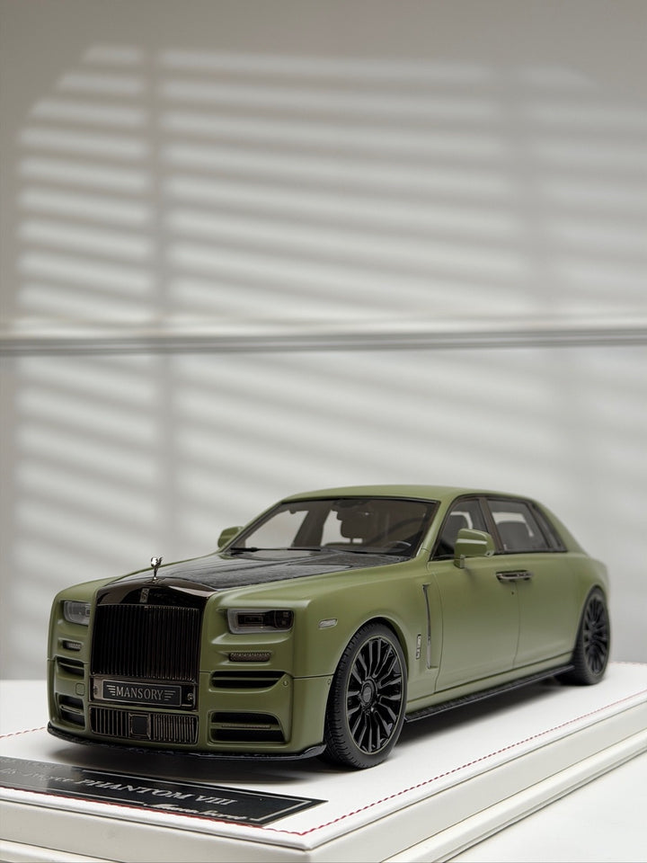 Rolls-Royce Phantom VIII Mansory (Matte Dark Green) [Muse's Secret] 1:18 scale