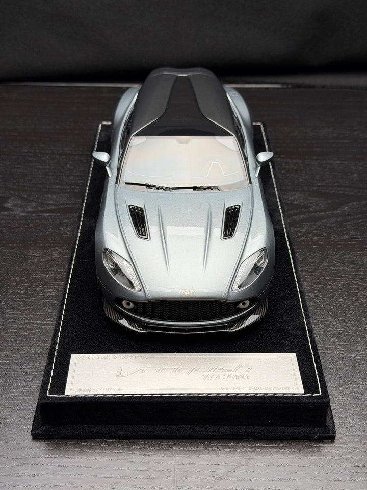 Aston Martin Vanquish Zagato (Ice Blue) [Henson&Heaven] 1/18 scale