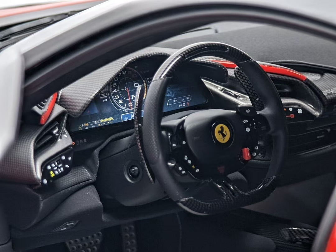 Ferrari SF90XX Stradale (Rosso Corsa) [Fully opening] By: Amalgam 1:8 scale