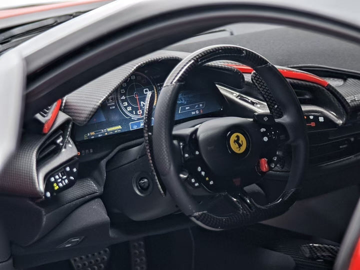 Ferrari SF90XX Stradale (Rosso Corsa) [Fully opening] By: Amalgam 1:8 scale