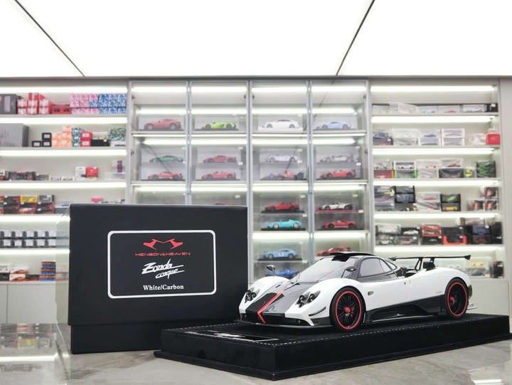 Pagani Zonda Cinque (White/ Carbon) [Henson & Heaven] 1/18 scale