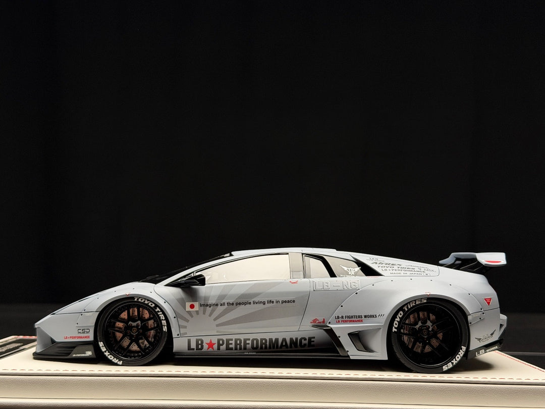 Lamborghini Murcielago LBWK (Matte Gray) [Davis & Giovanni] 1:18 scale