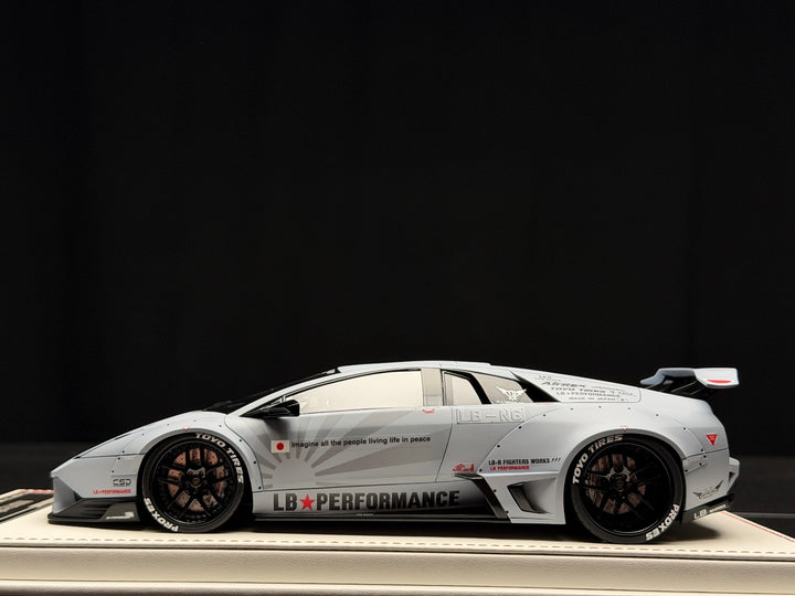 Lamborghini Murcielago LBWK (Matte Gray) [Davis & Giovanni] 1:18 scale
