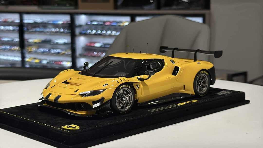 Ferrari 296 GT3 (Yellow) [BBR] 1:18 scale