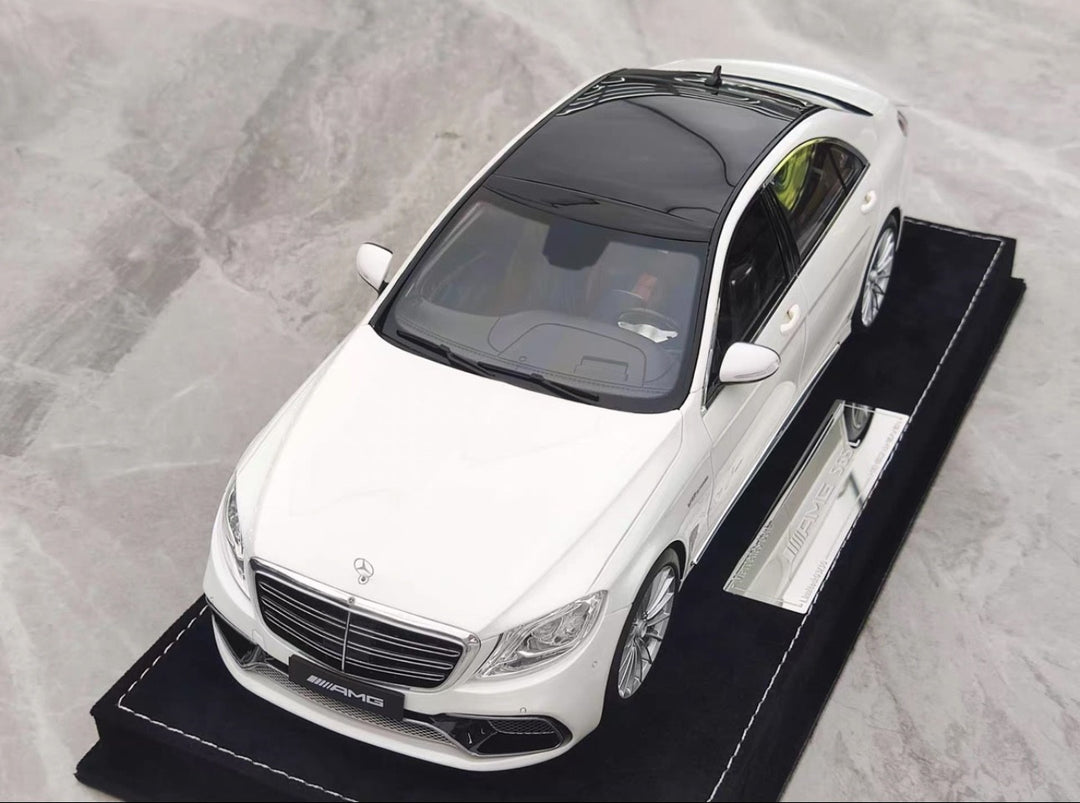 Mercedes-Benz AMG S65 L (White) [Henson&Heaven] 1/18 scale