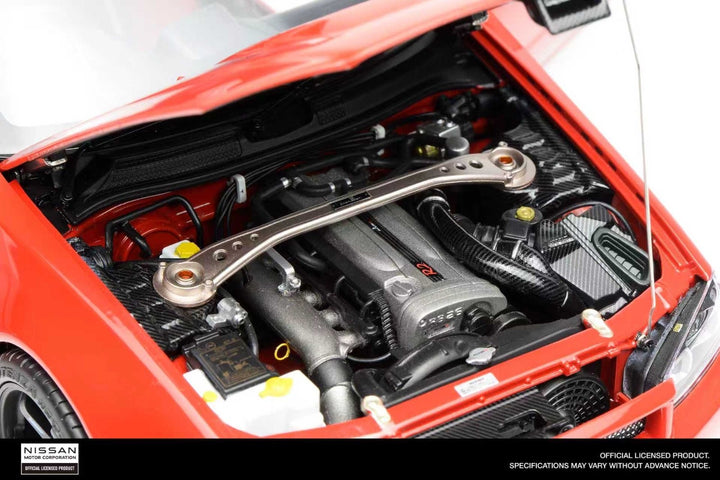 Nissan R34 Skyline GT-R (Red) [Motorhelix] 1/18 scale