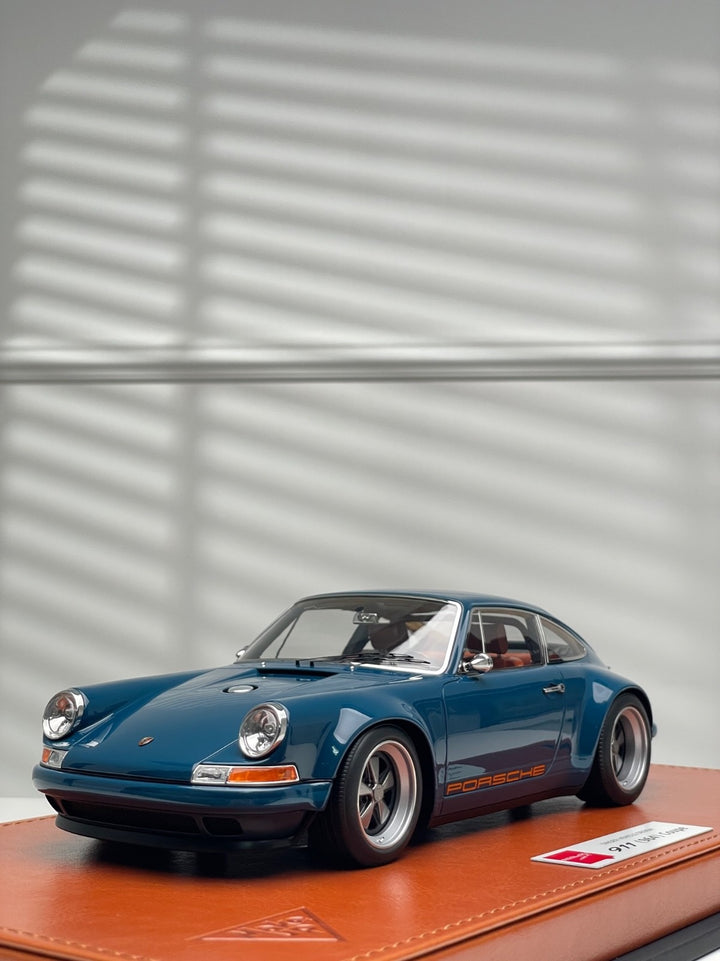 Porsche 911 Coupe Singer (Resistance Blue) [Make up Eidolon] 1/18 scale