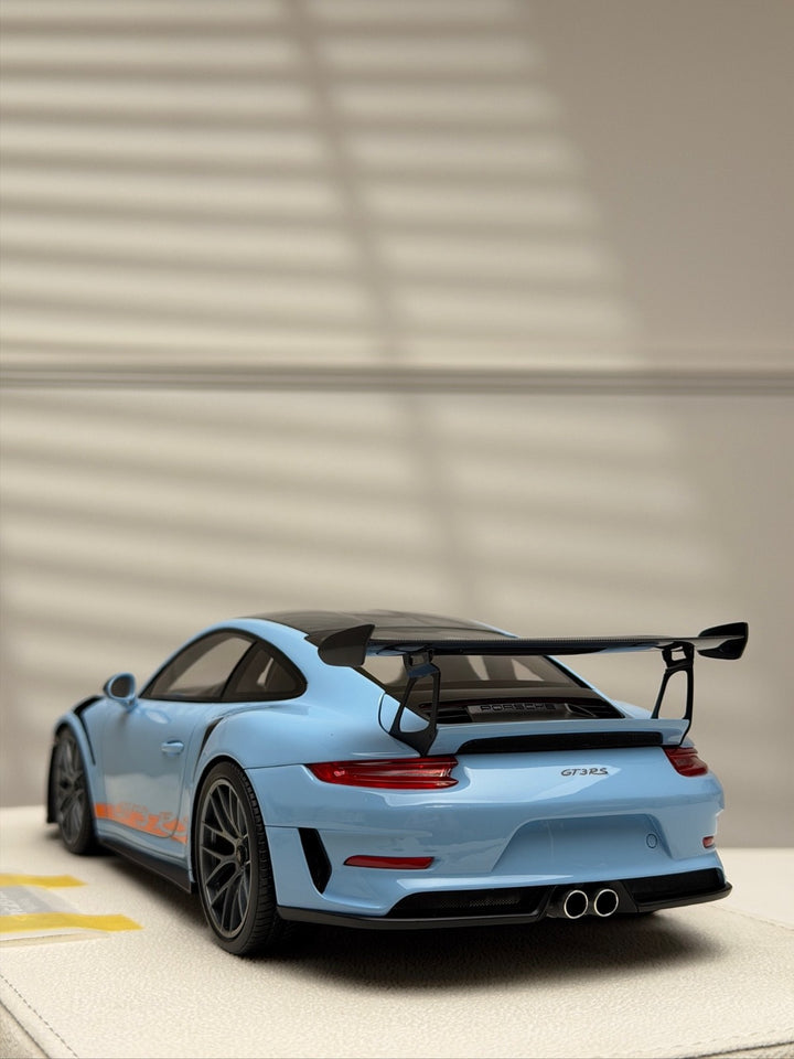 Porsche 911 GT3 RS (GULF Blue) [Make up Eidolon] 1/18 scale