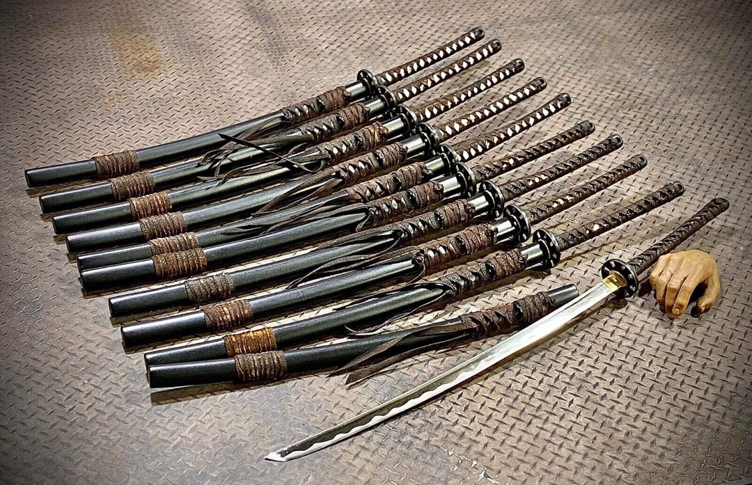 Morpheus' Katana (Black) [Full Metal/Fabric] 1/6 scale - By FullMetalCustoms