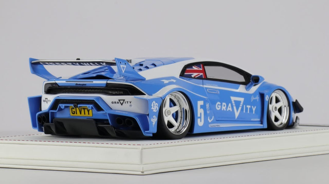 Lamborghini Huracan LBWK (Blue GRAVITY) [Davis & Giovanni] 1/18 scale