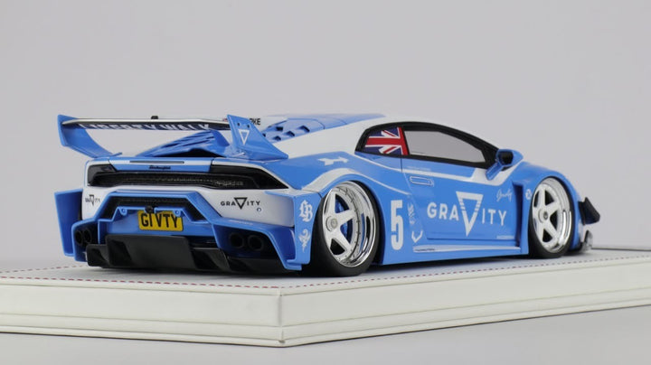 Lamborghini Huracan LBWK (Blue GRAVITY) [Davis & Giovanni] 1/18 scale
