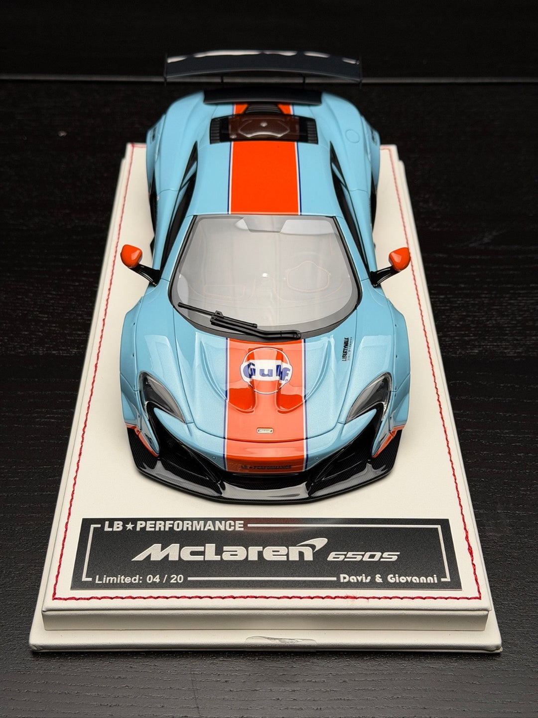 McLaren 650S LBWK (Gulf Livery) [Davis & Giovanni] 1/18 scale ...