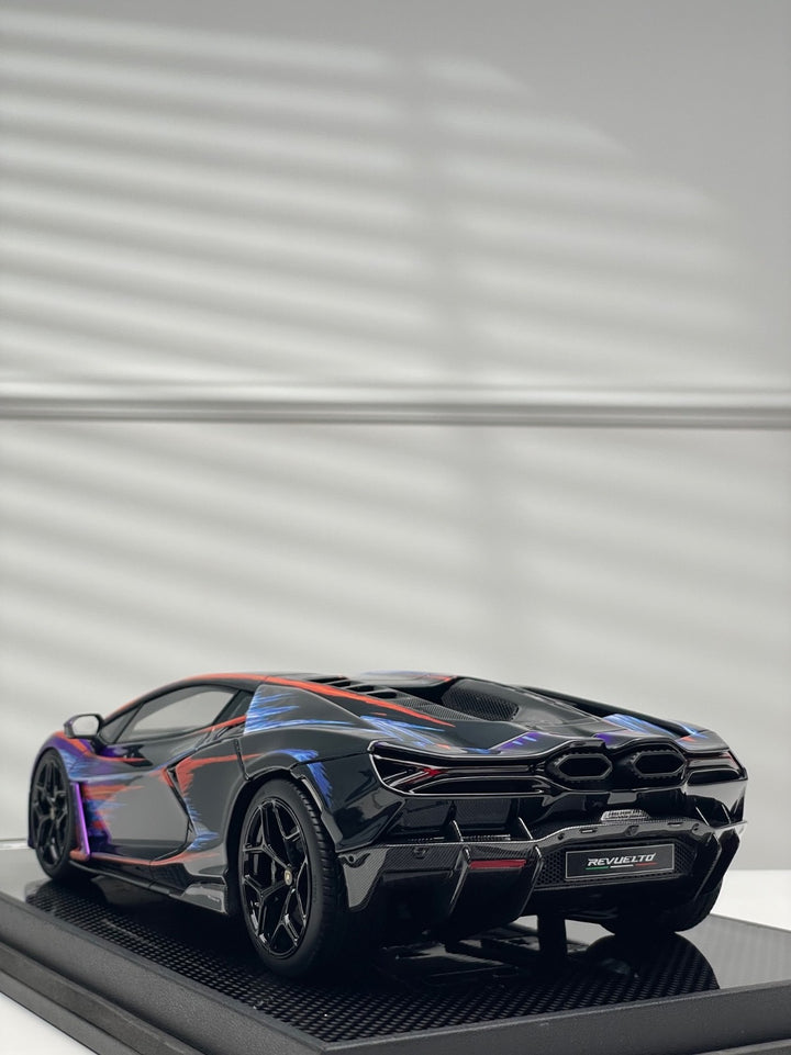 Lamborghini Revuelto (Purple Abstract) [IVY Merit Model] 1/18 scale