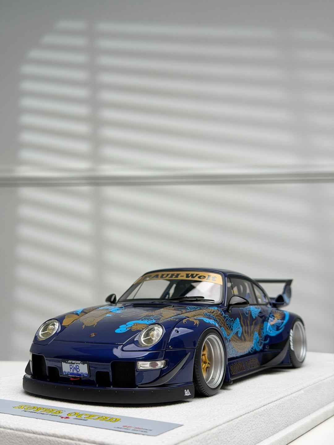 Porsche 911 993 RWB (Royal Ocean Peter Chutter's) [FuelMe Model] 1/18 scale