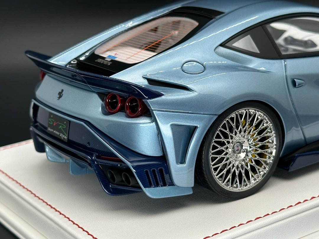 Ferrari 812 Superfast SVR (Ice Blue Metallic) [Davis & Giovanni] 1:18 scale