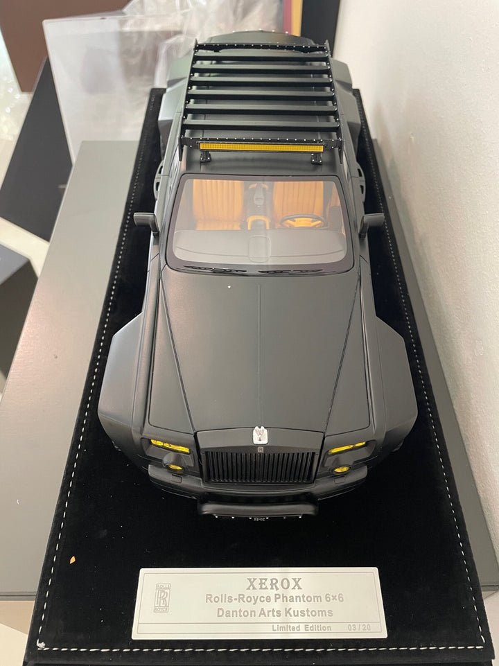 Rolls-Royce Phantom 6x6 Danton Arts Kustoms (Matt Black) [XEROX] 1/18 scale