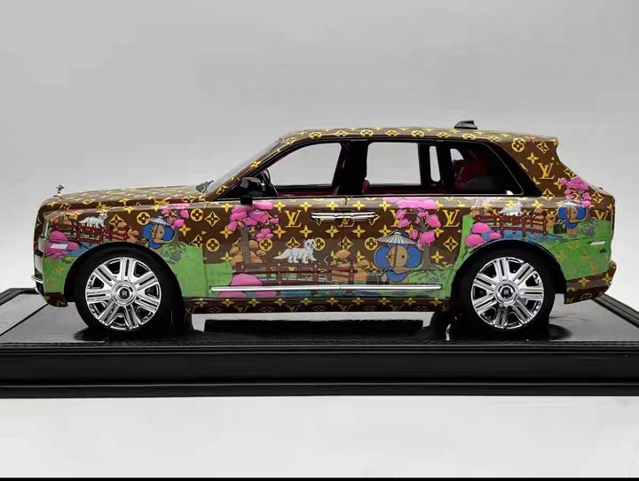 Rolls-Royce Cullinan (Brown LV Monogram) [Henson&Heaven] 1/18 scale