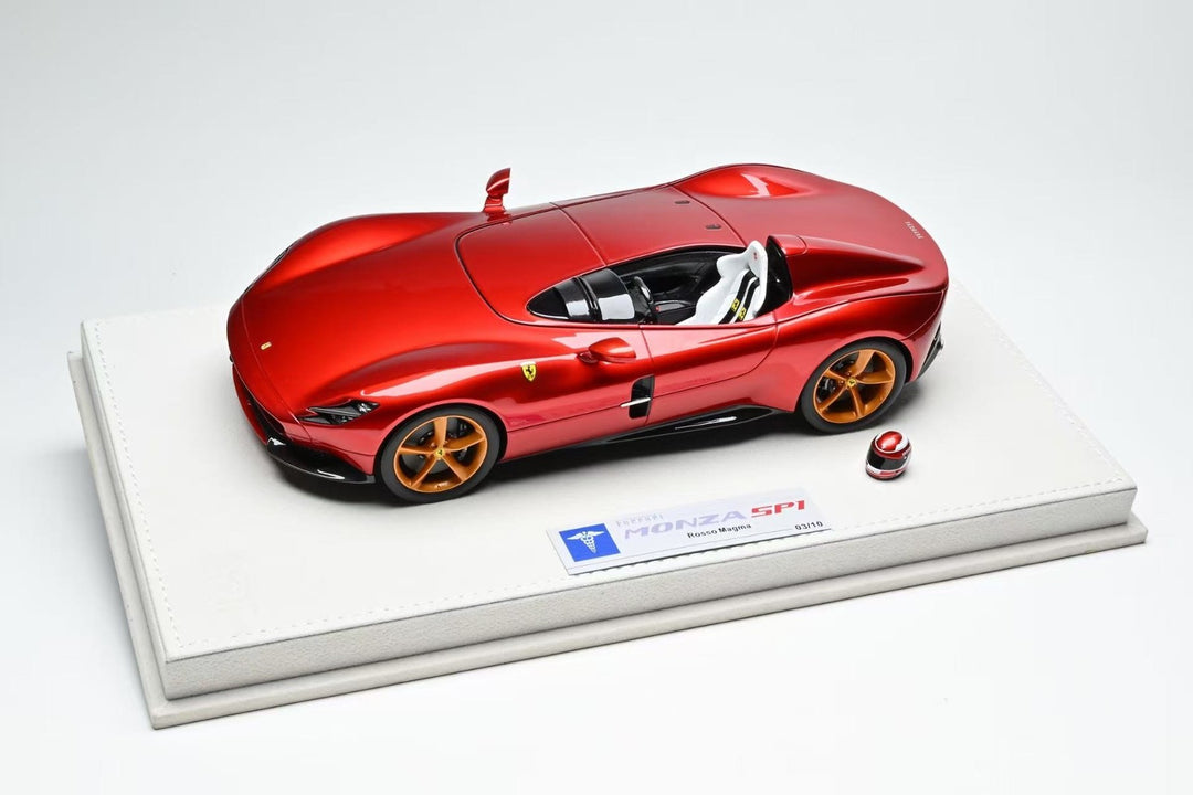 Ferrari Monza SP1 (Rosso Magma/ with Helmet) [Hermez Collection] 1/18 scale