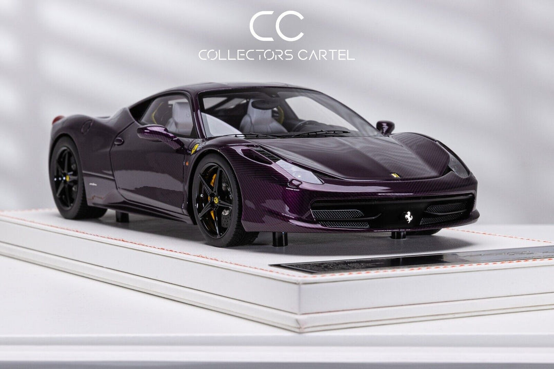 Ferrari 458 Italia (Purple Carbon Fiber) [Dino Model] 1/18 scale