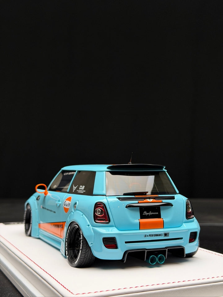 MINI Cooper LBWK (Gulf Livery) [IVY Merit Model] 1/18 scale