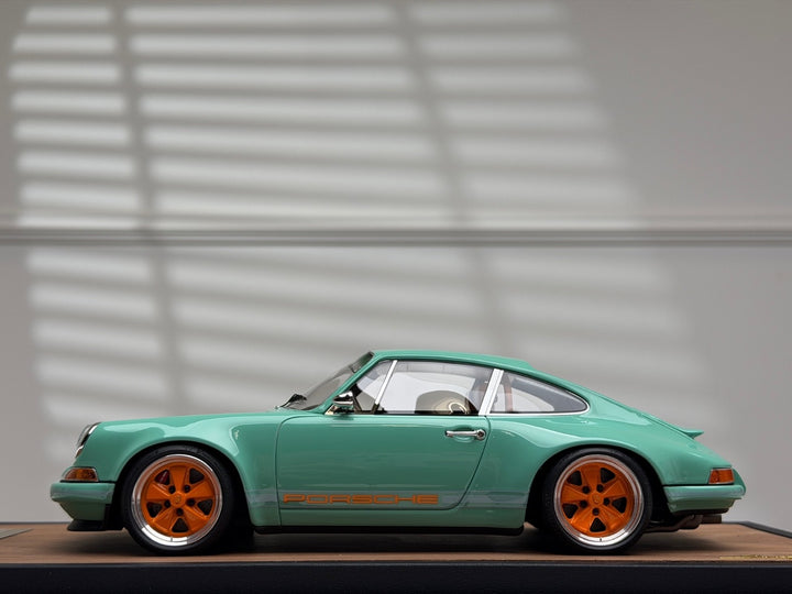 Porsche 911 Singer (Tiff Blue) [Timothy & Pierre] 1/18 scale