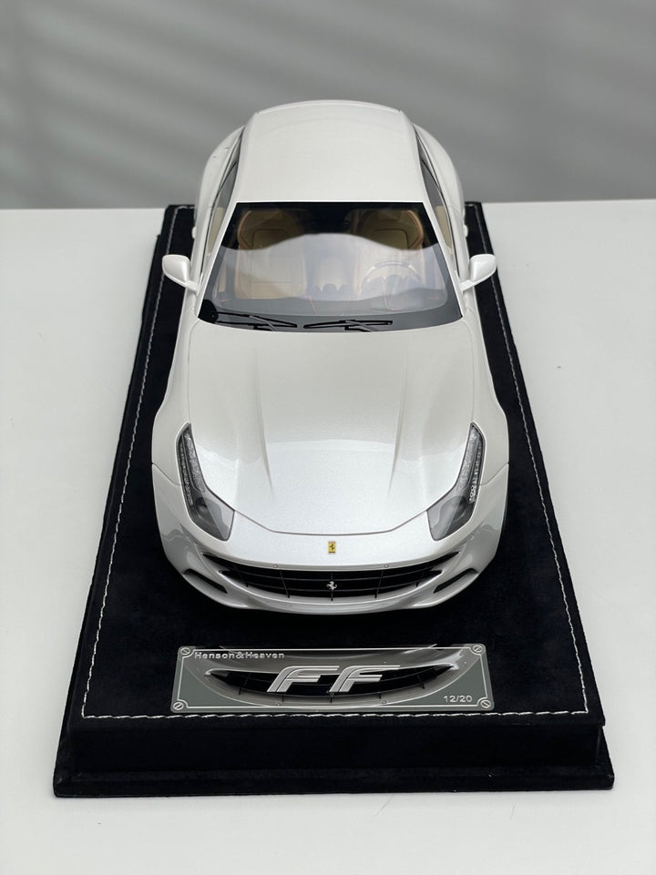 Ferrari FF (Pearl White) [Henson&Heaven] 1/18 scale