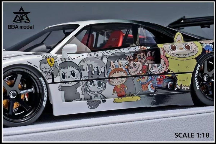 Ferrari F40 LBWK (LABUBU Decals) [BBA Model] 1/18 scale