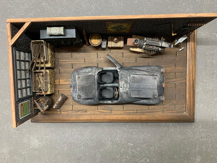 Classic Ferrari Barn Find/ Garage Diorama [1:18 scale]